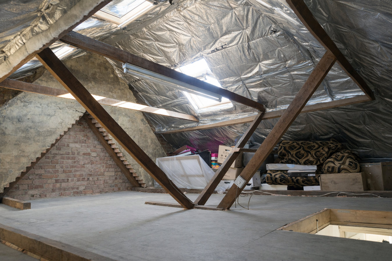 Attic insulation